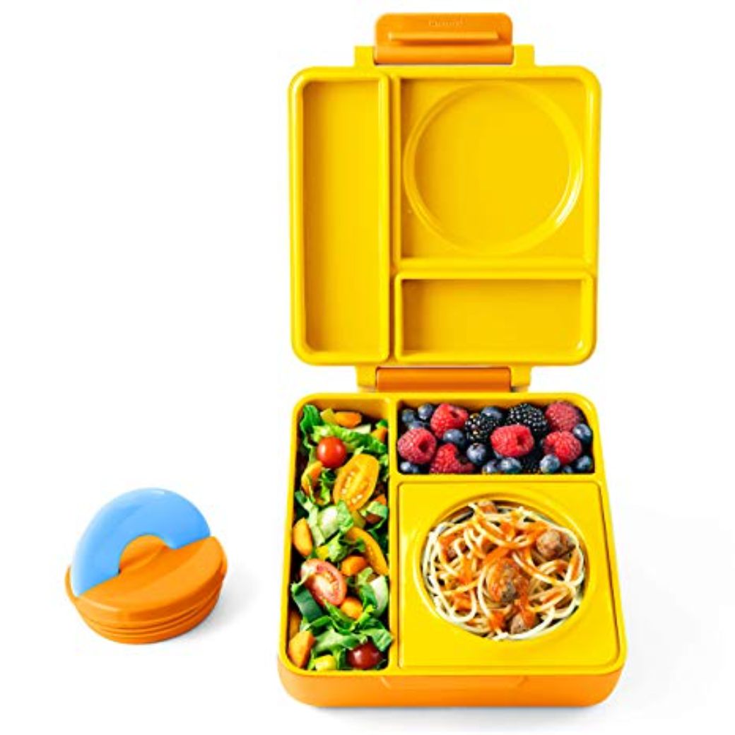 yellow sunshine omie box v2 insulated hot lunch box for kids - Mikki and Me Kids